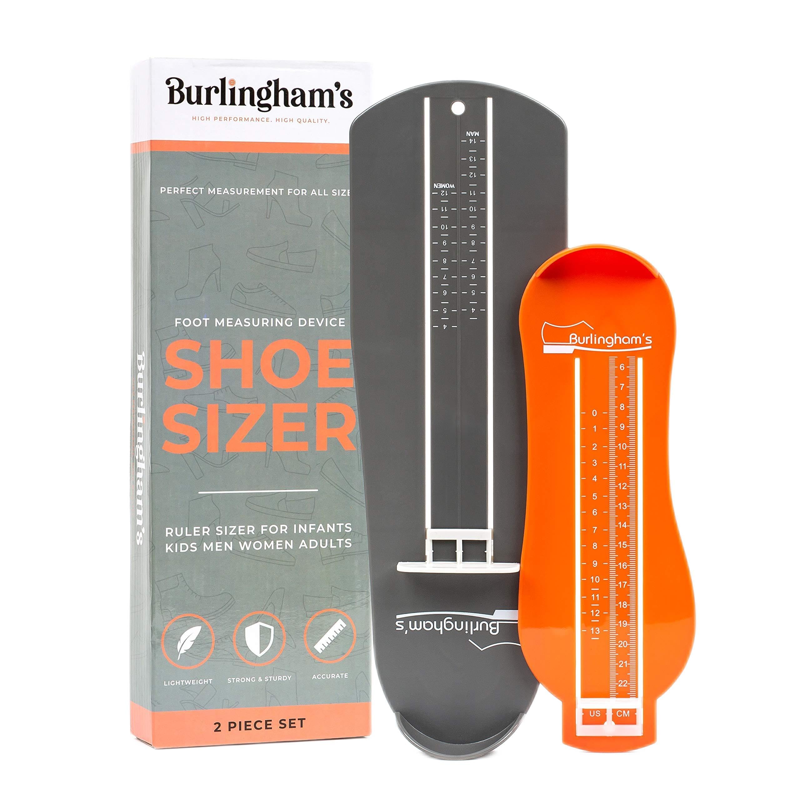 Shoe Size Measuring Devices For Adults and Kids - Accurate, Easy To Use Foot Measuring Device Set