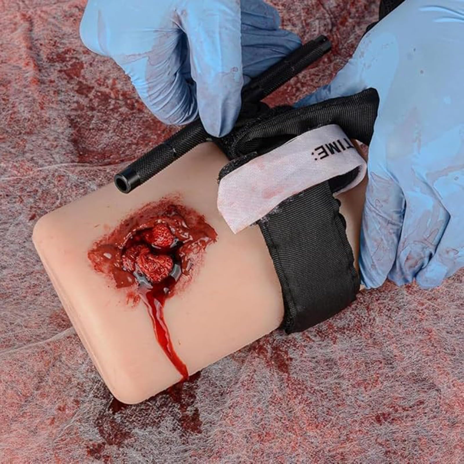 Modelo De Cuidado De Heridas Entrenador Hemostático Para El Cuidado De Heridas Simulador De Vendaje Y Torniquete Primeros Auxilios A