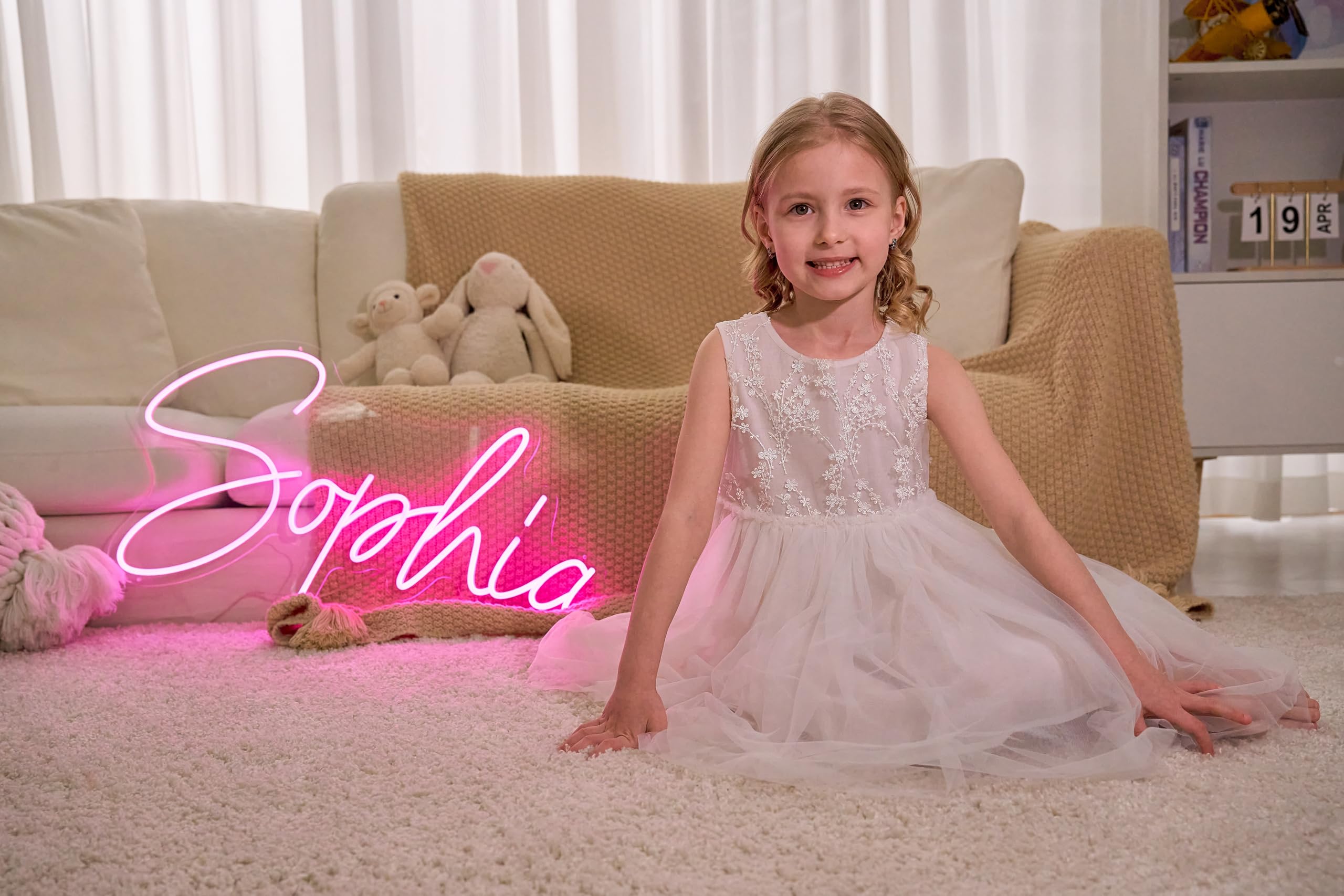 Neonschild Herz Liebe - LED Neon - Wanddeko Geeignet für Schlafzimmer, Hochzeiten, Valentinstag Partys, Neonschilder zum Bekennen Romantischer Atmosphäre