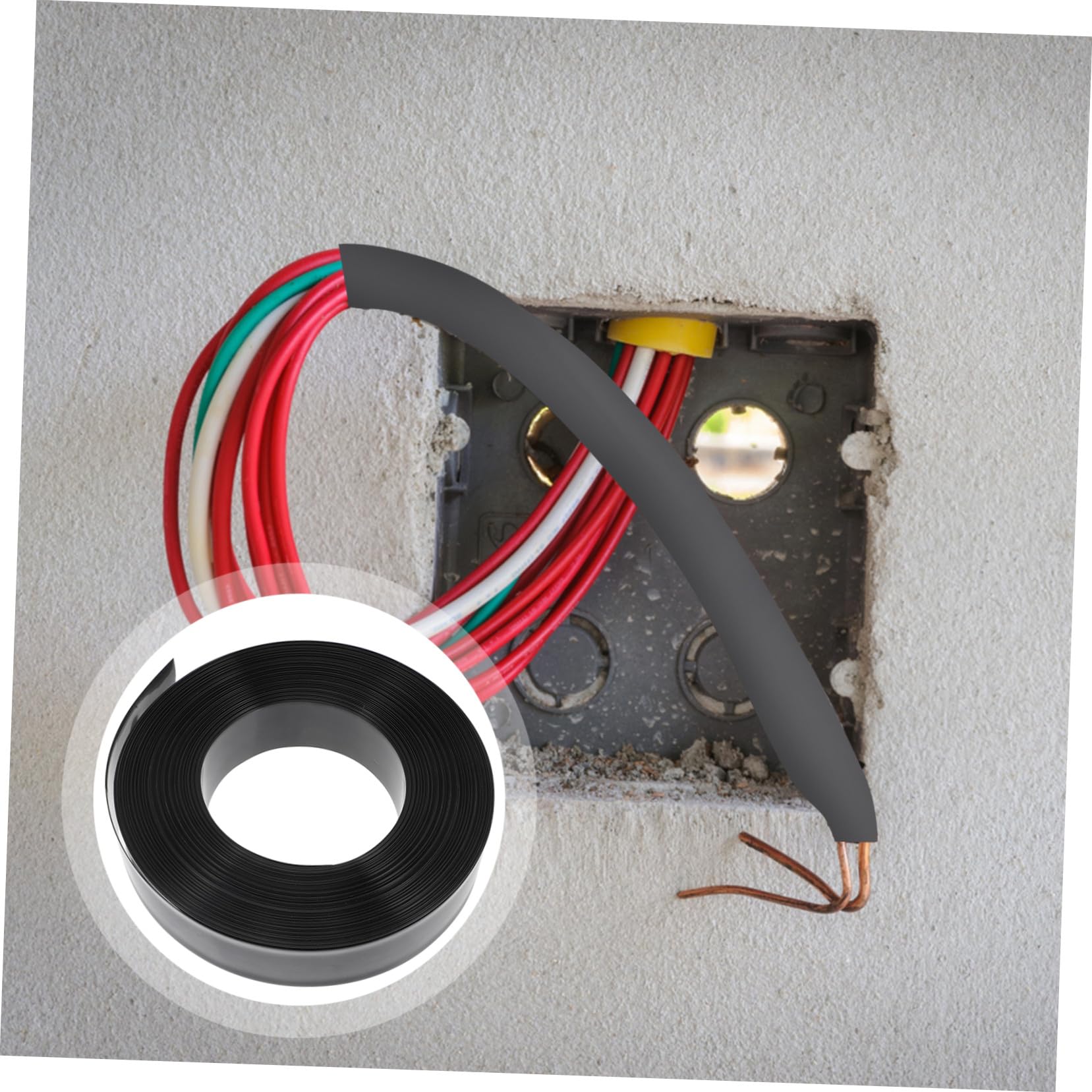 Gatuida Tubo Termorestringente Guaina Isolante per Cavi Elettrici Kit di Ricambio per Protezione Cavi Utilizzabile in Automobili Batterie e Applicazioni Elettroniche