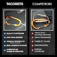 Vista 5 de Bolsa de Carga Envelope para GMC Sierra y Chevy Silverado - Compatible con 2013-2025 - Bungee de 5mm Actualizado - Bolsa de Almacenamiento Integrada