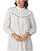 Eileen West Cotton Woven Lawn 50" Highneck Nightgown - #4 of 4