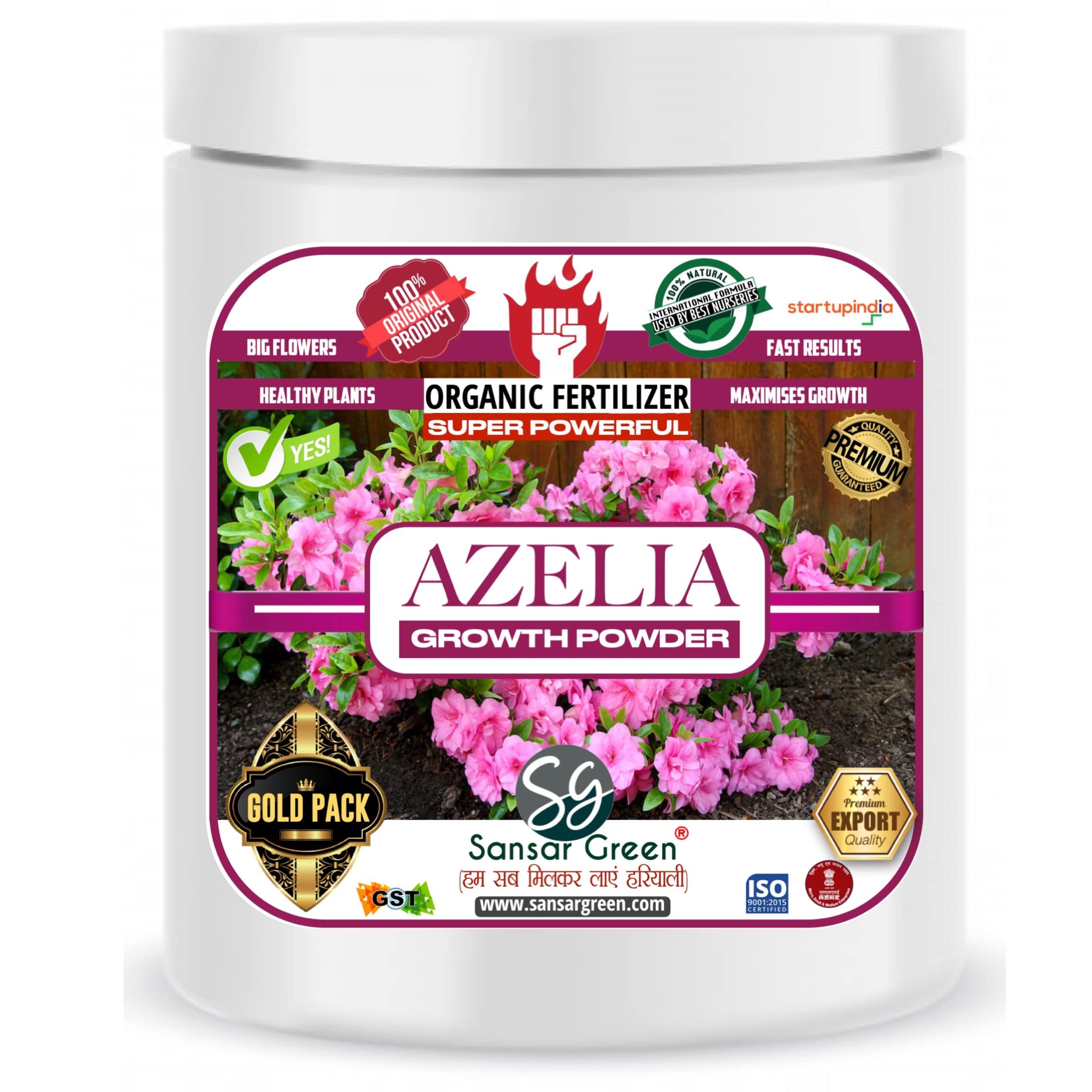 See full amazon price history chart for Sansar Green® Azelia Growth Powder Premium Essential Super Powerful Organic Fertilizer for Maximising Flowering and Best Growth, with Charged Micro-organism and ++ Micronutrients (200 gm) Sansar Green® Azelia Growth Powder Premium Essential Super Powerful Organic Fertilizer for Maximising Flowering and Best Growth, with Charged Micro-organism and ++ Micronutrients (200 gm) (B09H2ZT8N9) Amazon Price History, Amazon Price Tracker