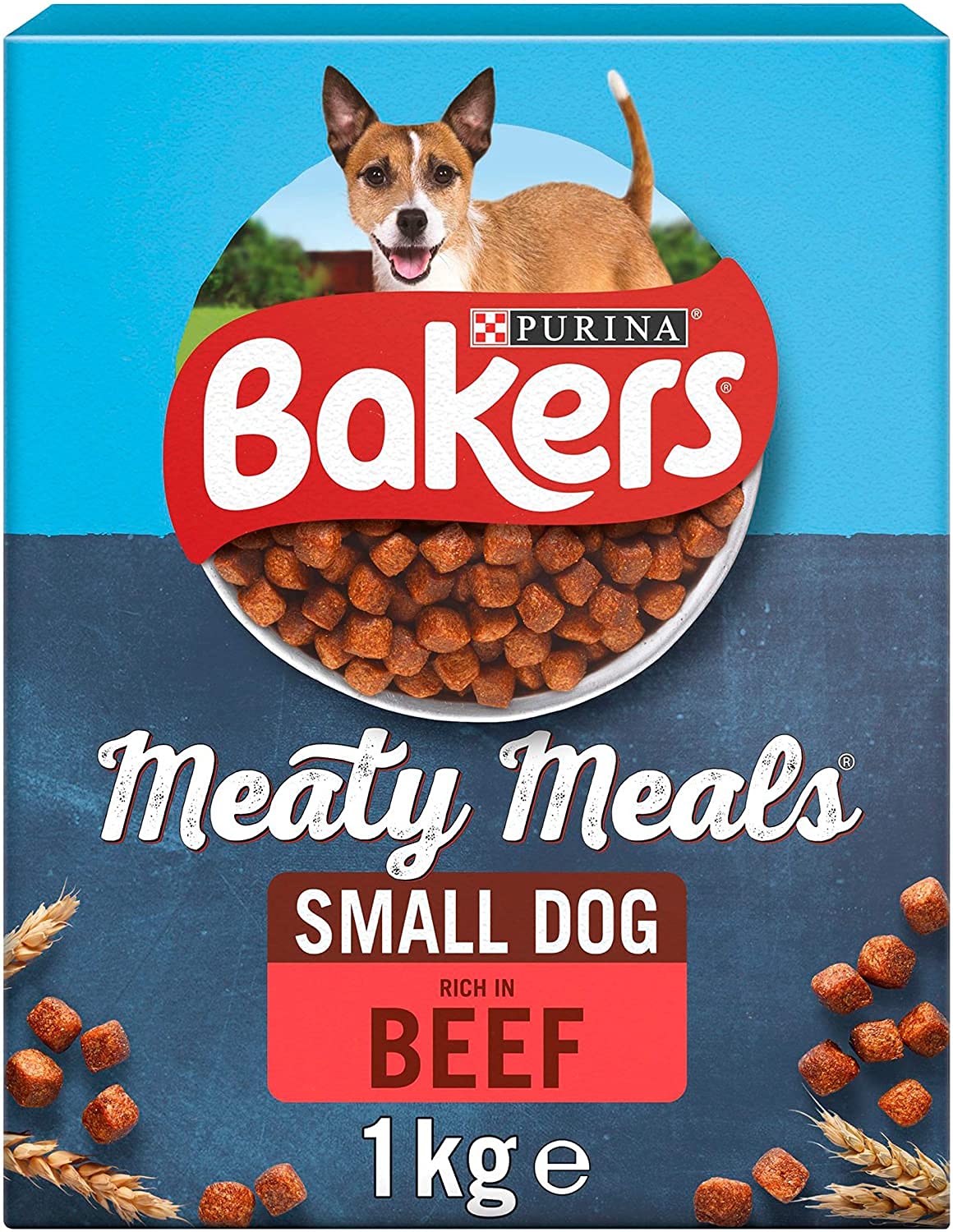 Bakers Meaty Meals Small Dog with Beef 1kg