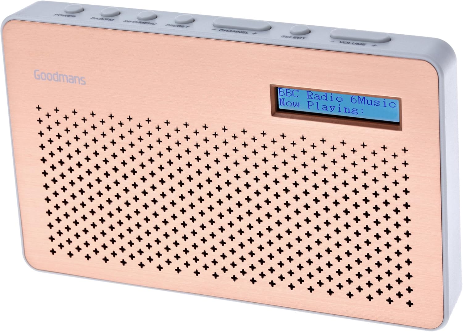 Goodmans Canvas DAB Radio Copper Amazon.fr HighTech