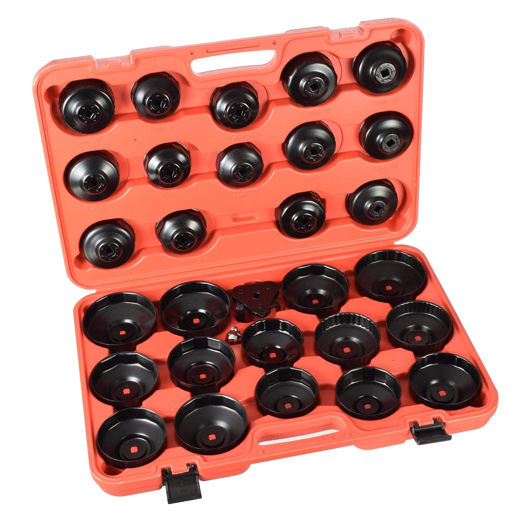 TC TECHNIC Jeu de 30 clés universelles pour filtre ŕ huile 3/8"