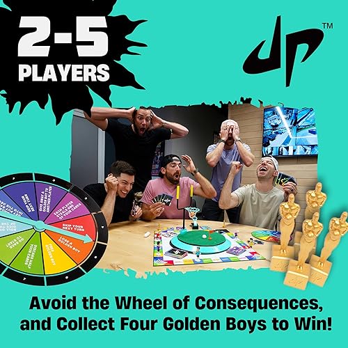 Miniatura 4 de Dude Perfect Juego de mesa, juegos de mesa familiares desafiantes y competitivos para 2 a 5 jugadores, juegos de mesa deportivos ideales para noches