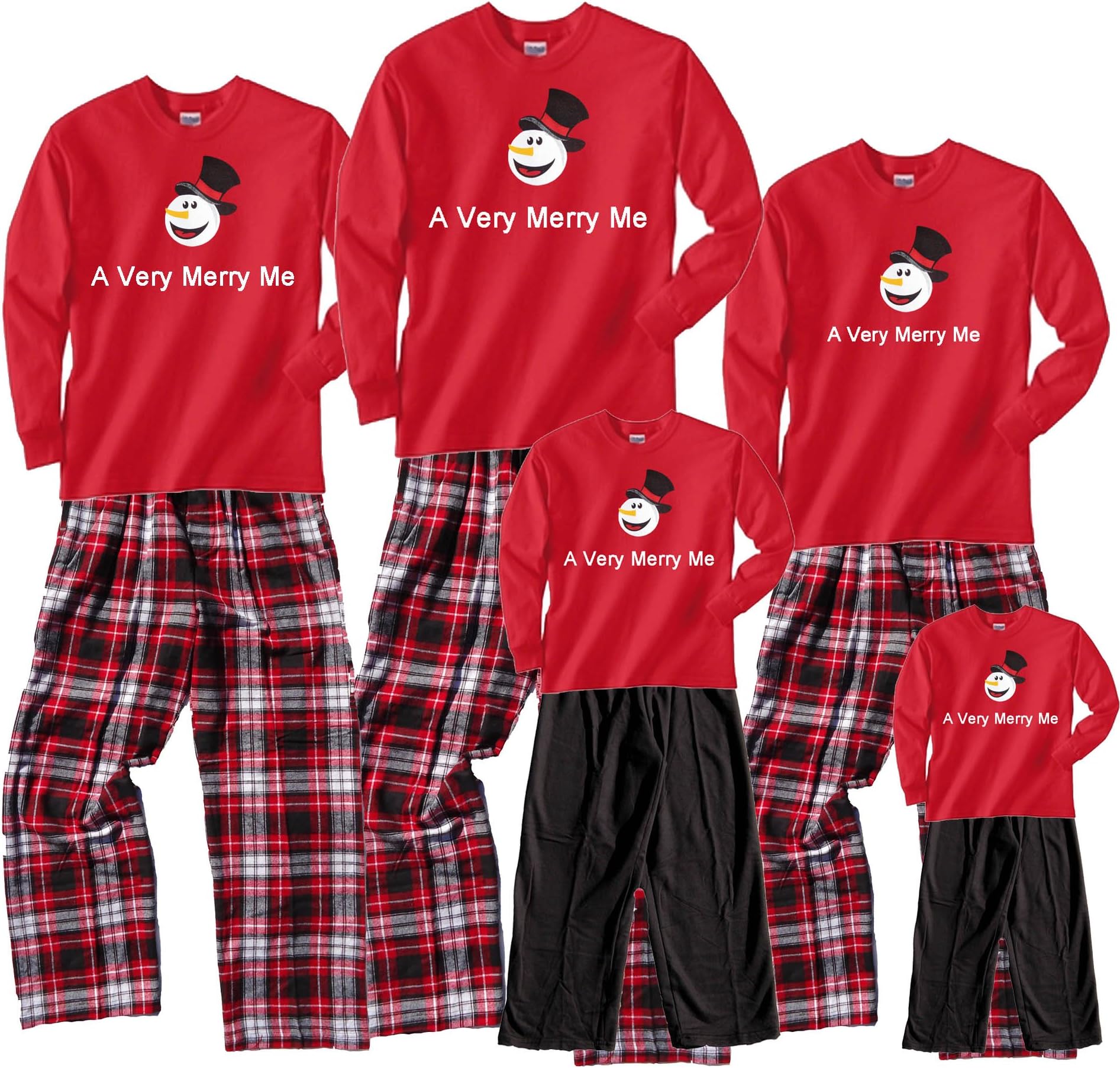 Family Christmas Snowman Pajama Sets Matching for Whole Family Men, Women; Playwear for Kids, Baby