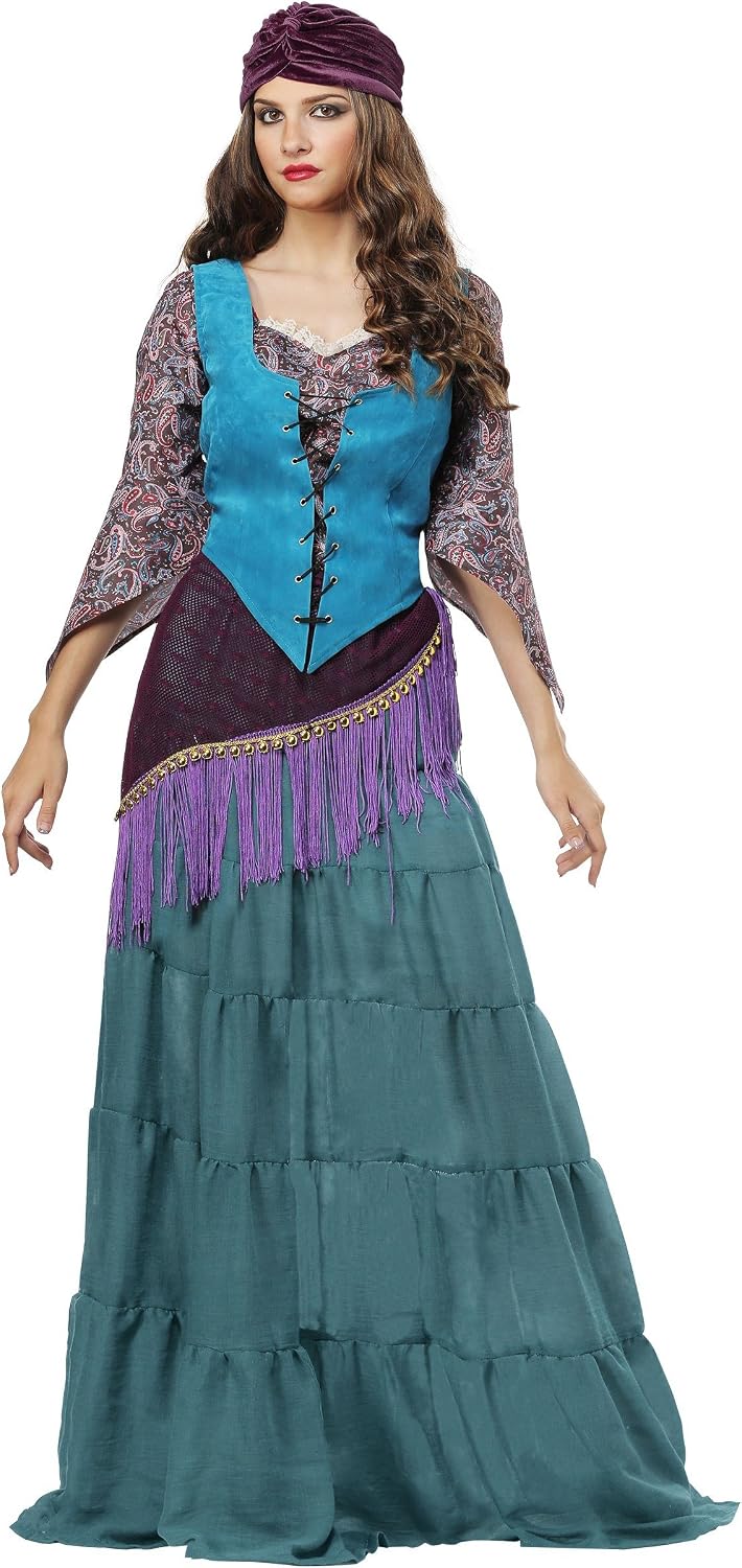 Fun Costumes Fabulous Fortune Teller Gypsy Womens Plus Size Costume 1X-4X