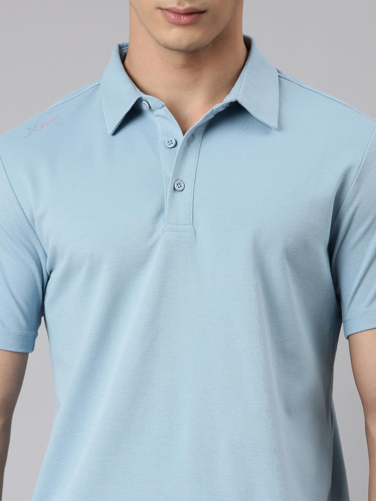 XTEP Men Unbundled Forging Blue Training Polo-Shirt T-Shirt-M 2