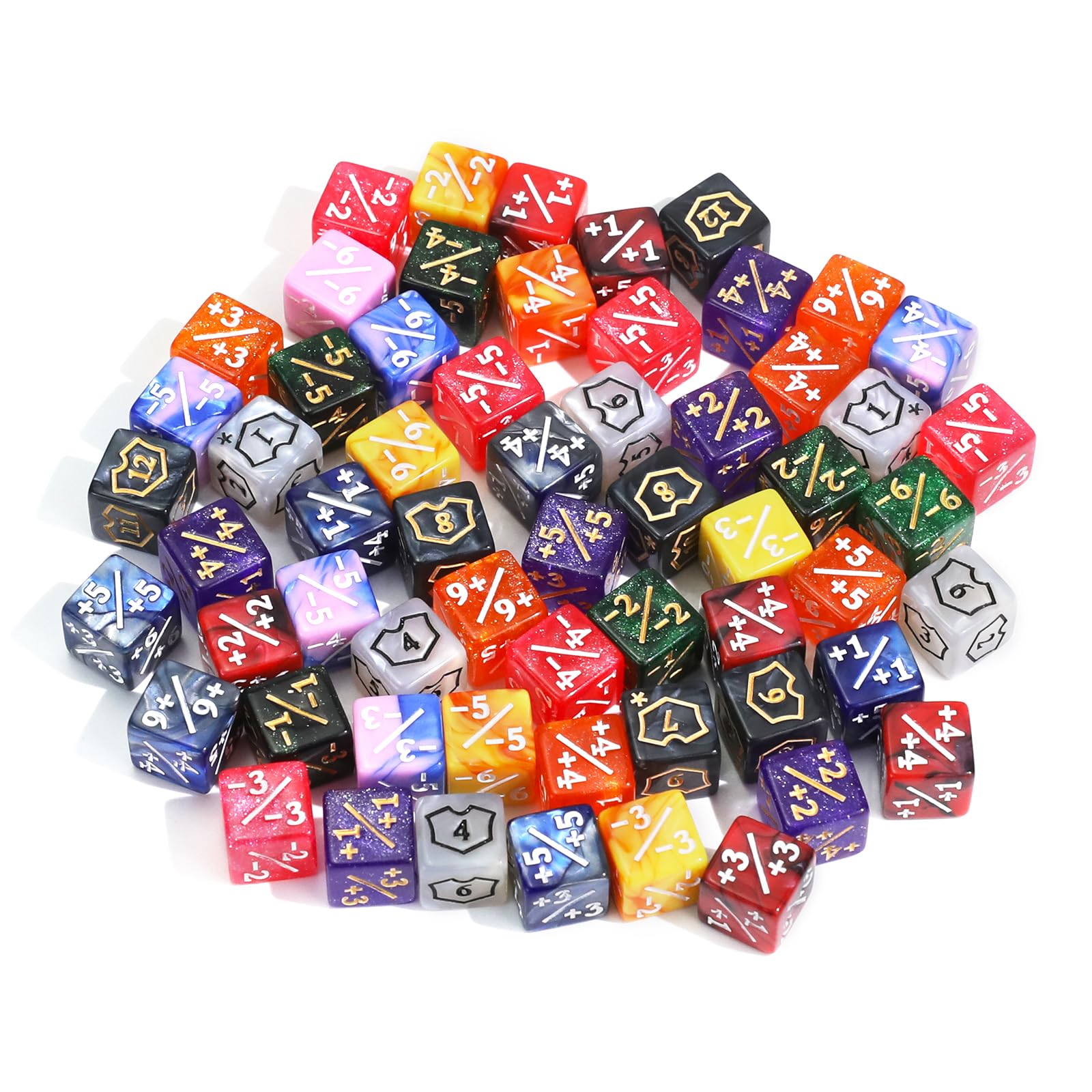 Amazon | SIXPOINTS 12mm MTGダイスセット プラス1/+1ライフカウンター
