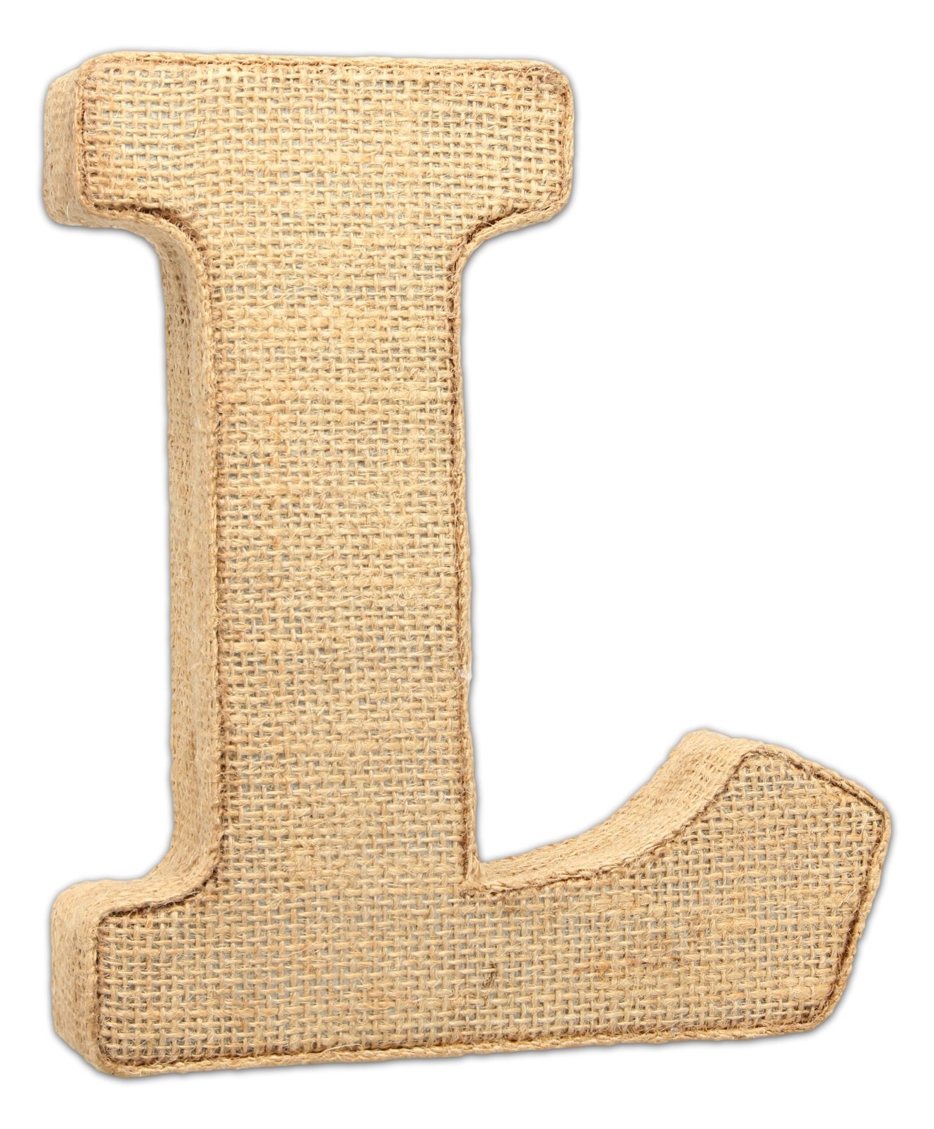 The Country House Collection Decorative Burlap Letters - L