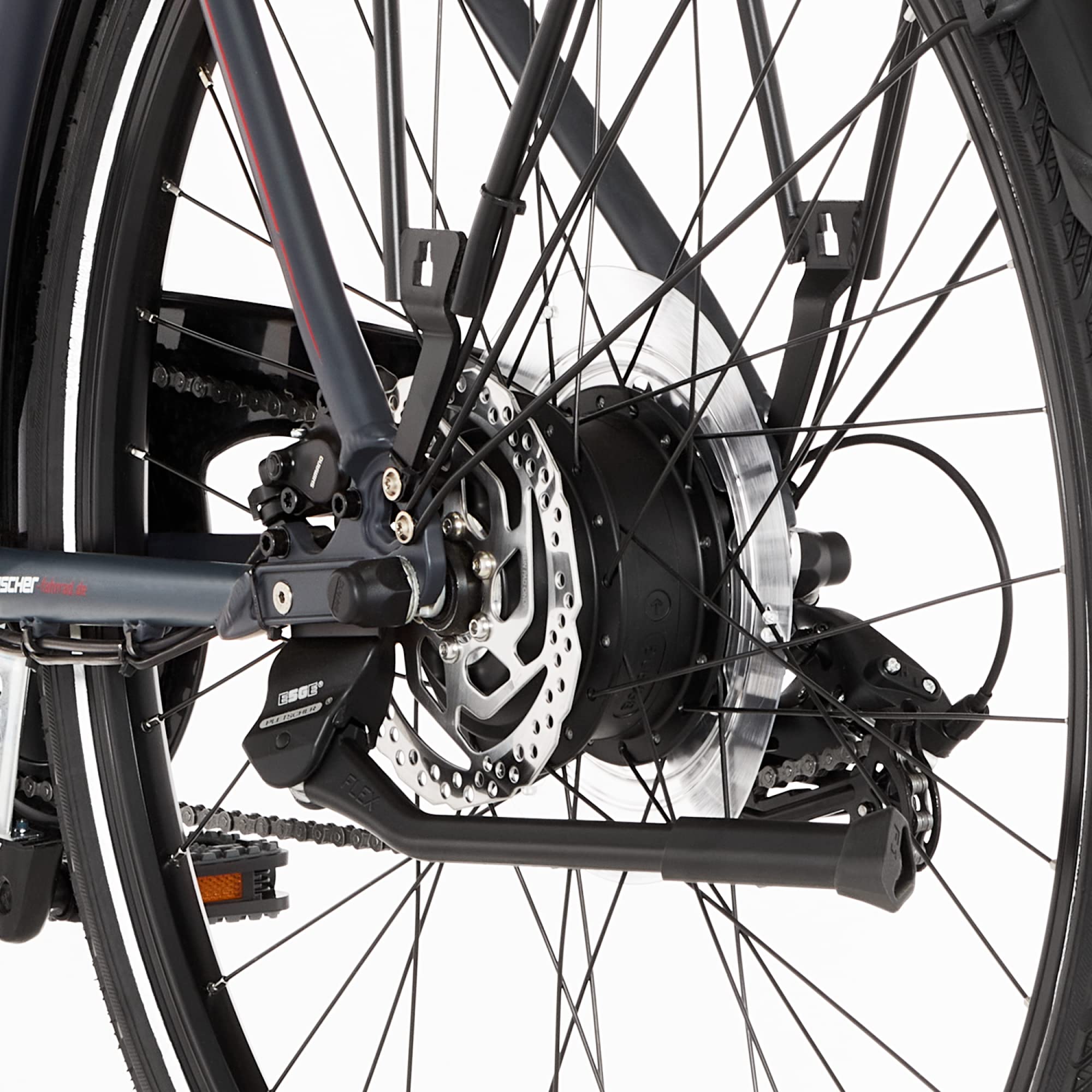 Fischer E-Bike Trekking VIATOR 2.0, Elektrofahrrad für Damen und Herren, RH 50 cm, Heckmotor 45 Nm, 48 V Akku