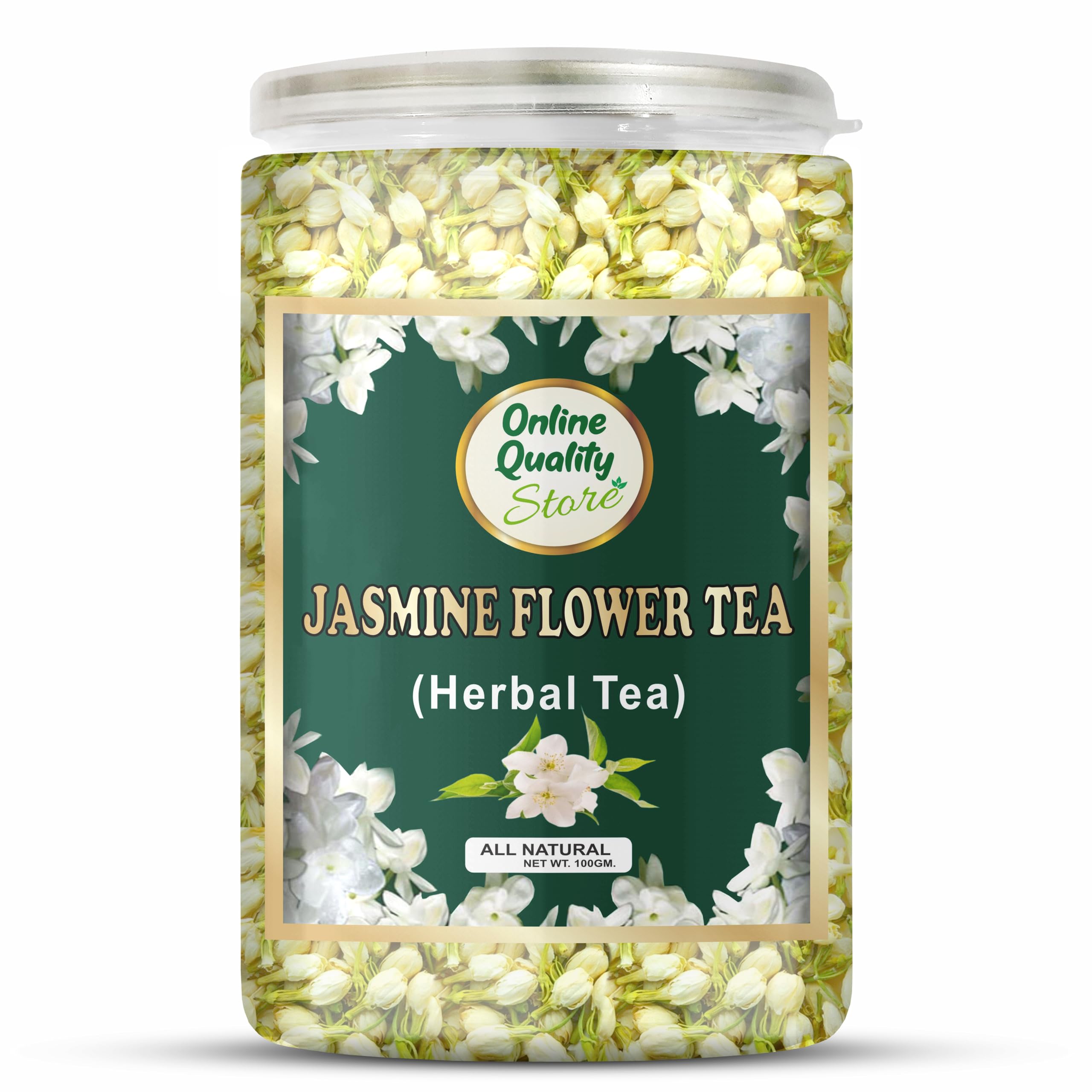 Online Quality Store Jasmine Flower Green Tea - 100g | Boost Immunity | Stress Relief (B0CLVKX3M9) Amazon Price History, Amazon Price Tracker