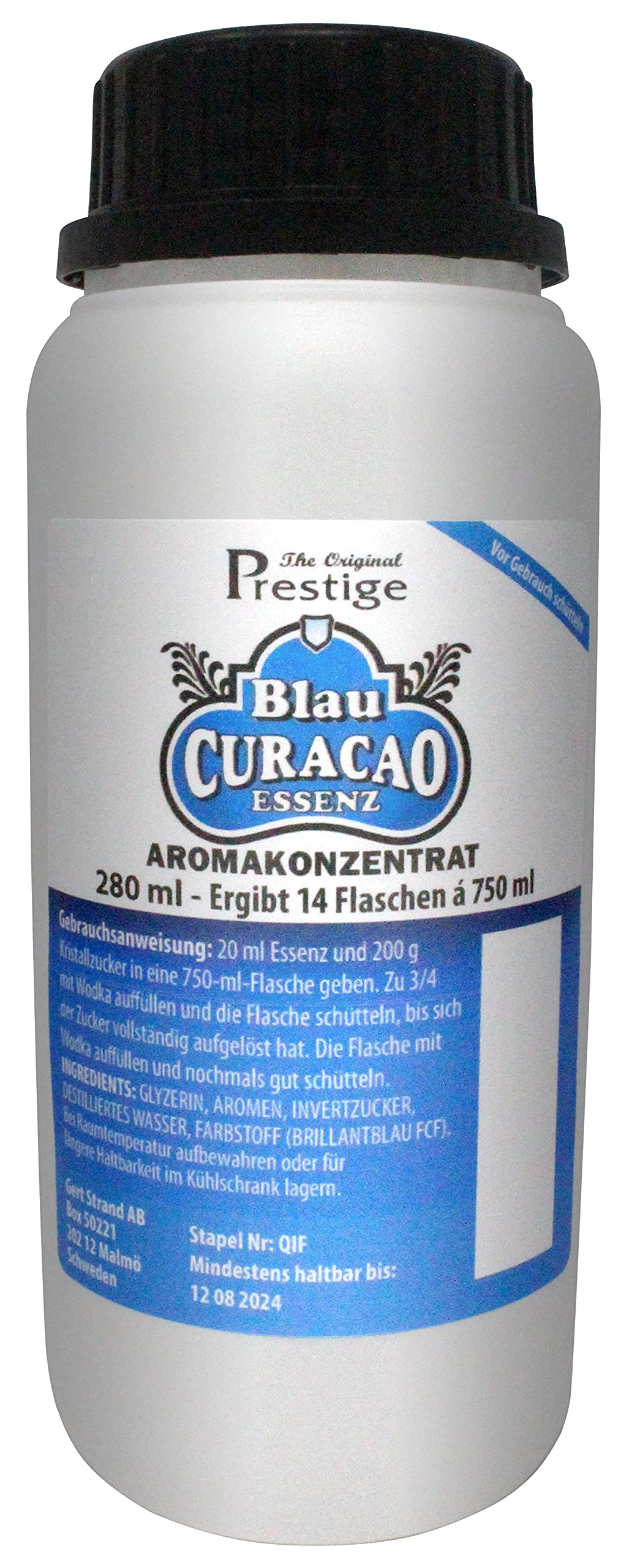 Blue Curacao-Essenzflasche