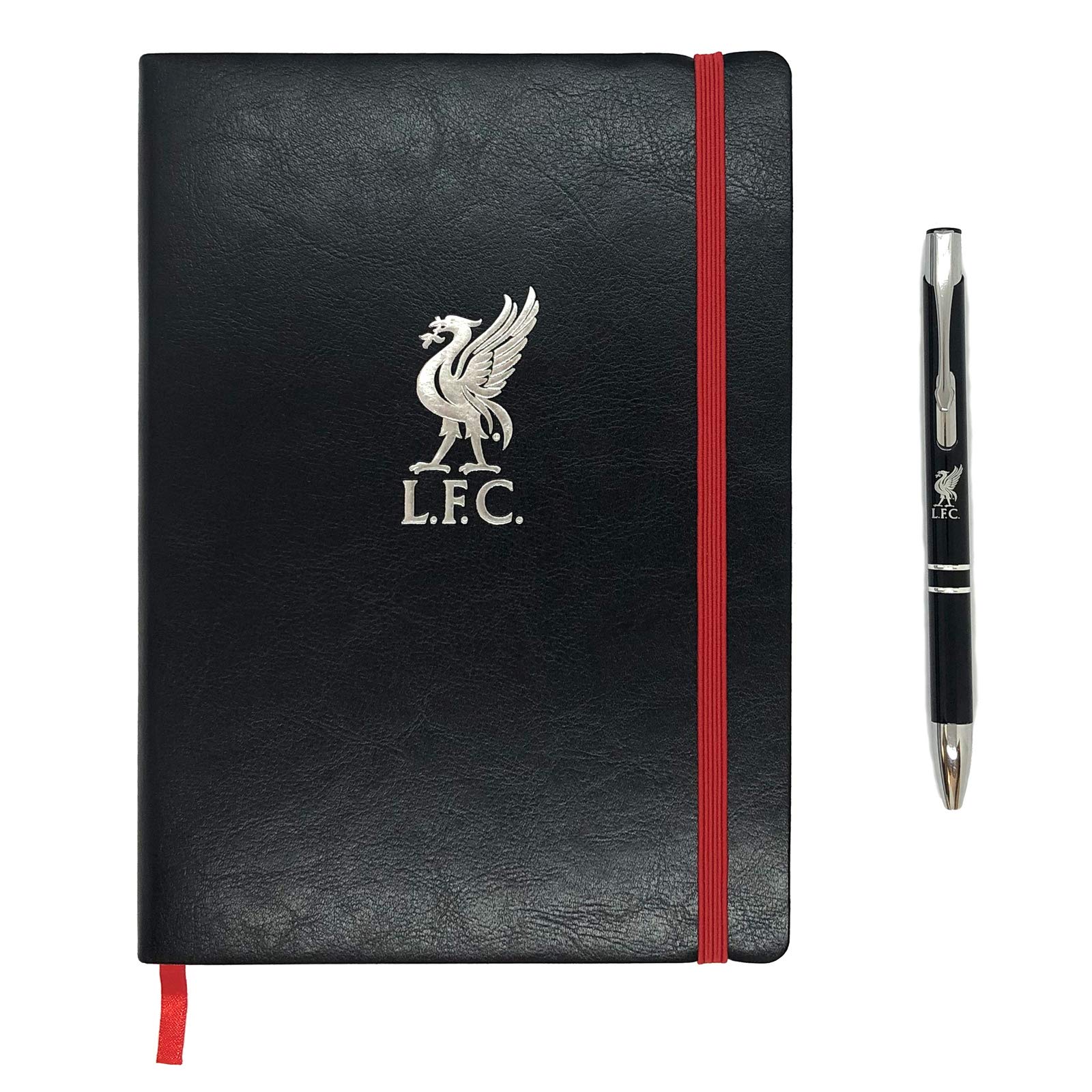 Liverpool FC - Set Premium oficial de ejecutivo - Bolígrafo y libreta A5