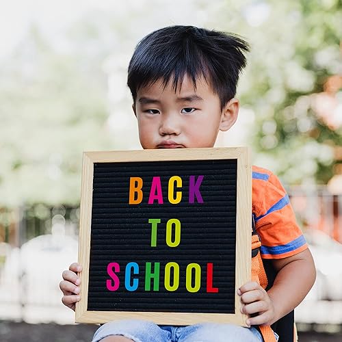 Miniatura 4 de 24 hojas de calcomanías de letras grandes, 318 calcomanías del alfabeto de 2 pulgadas, letras de vinilo para tablón de anuncios para niños, escuela,