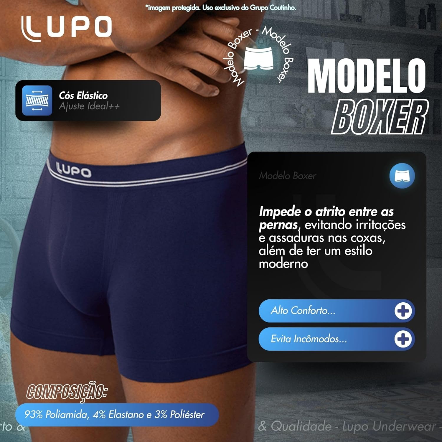 Cueca Boxer Lupo Sem Costura Microfibra Poliamida Masculina Original em promoção! Veja a oferta e mais achadinhos de Moda íntima 5 Hoje é o melhor dia para comprar Cueca Boxer Lupo Sem Costura Microfibra Poliamida Masculina Original com aquele preço maroto! Promoção! Aproveite a oferta! 5