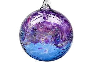 Kitras 6-Inch Van Glow Ball, Purple/Blue: Illuminate Your Playtime with Captivating Glow