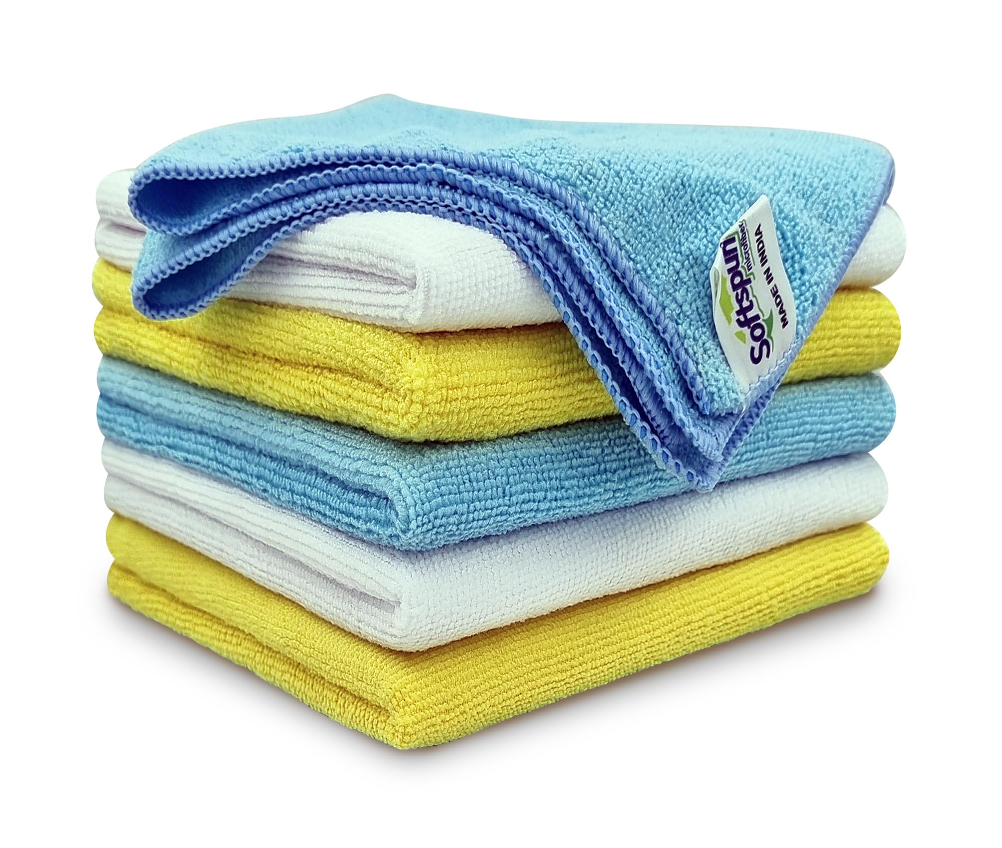 SOFTSPUN Microfiber Cleaning Cloths 24 pcs 40x40cms 220 GSM Grey! Highly Absorbent Lint and Streak Free Multi Purpose Wash Cloth for Bike & Car Stainless Steel Silverware.… (B0D9KGPHQ9) Amazon Price History, Amazon Price Tracker