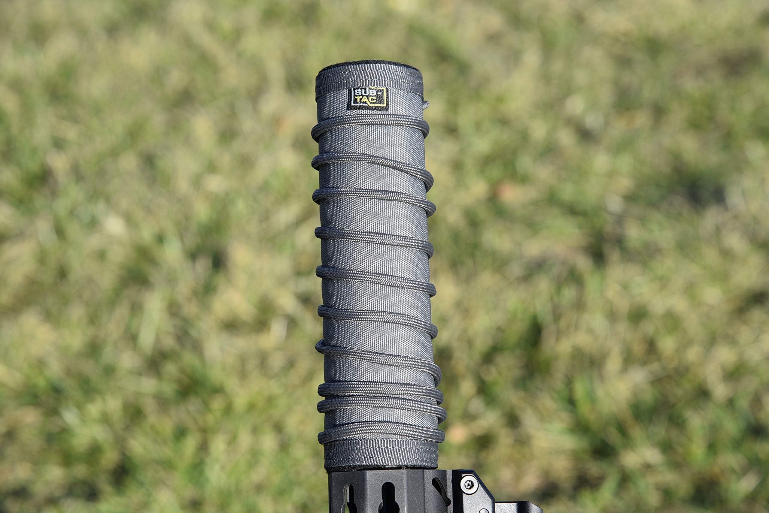 Full Auto, High Temp Alpha Suppressor/Silencer Cover 7.5 inch Gray
