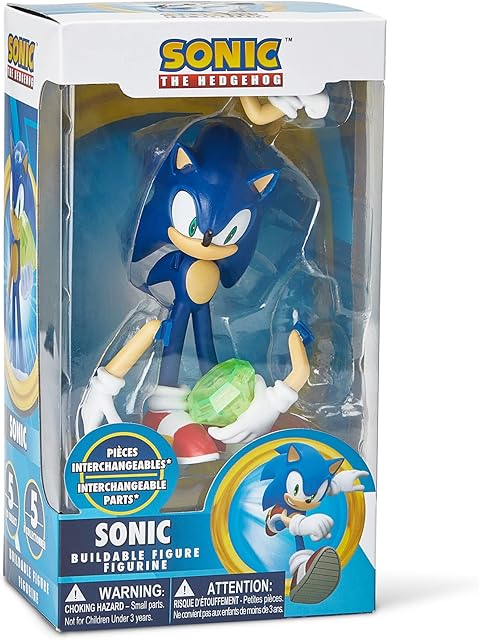 Just Toys LLC Sonic the Hedgehog Buildable Figures (Sonic)