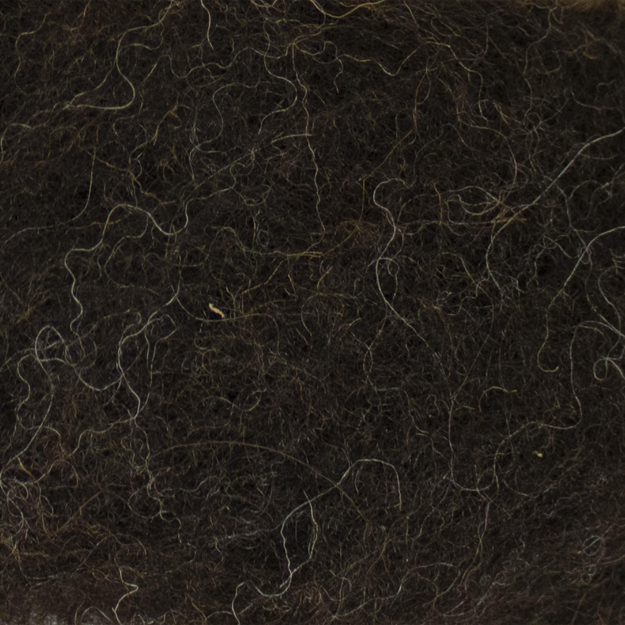 Needle Felting Wool 100g - Carded Batt for Needle & Wet Felting, Core & Finish - Maori DHG - Natural Brown - Image 3