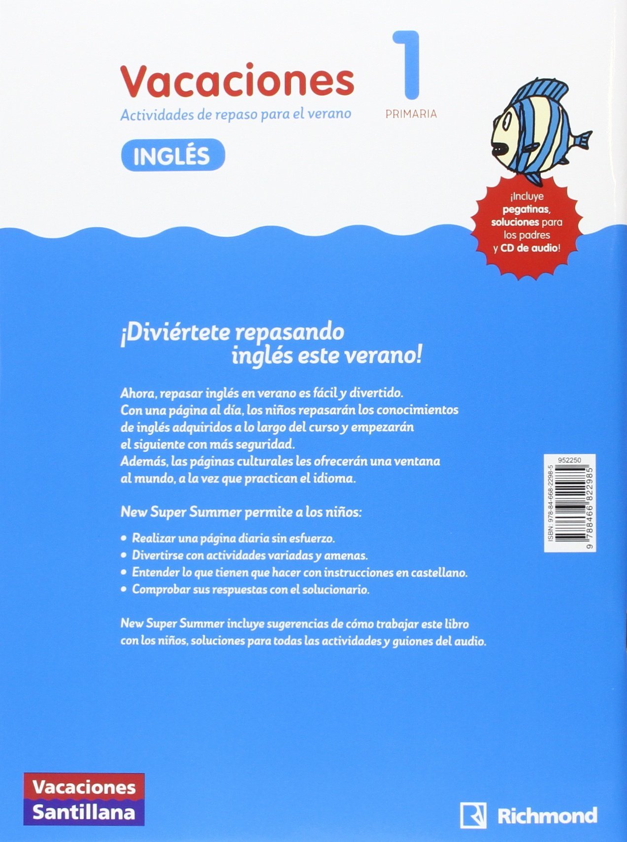 NEW SUPER SUMMER SB 1 + AUDIO (CUADERNOS DE VACACIONES)