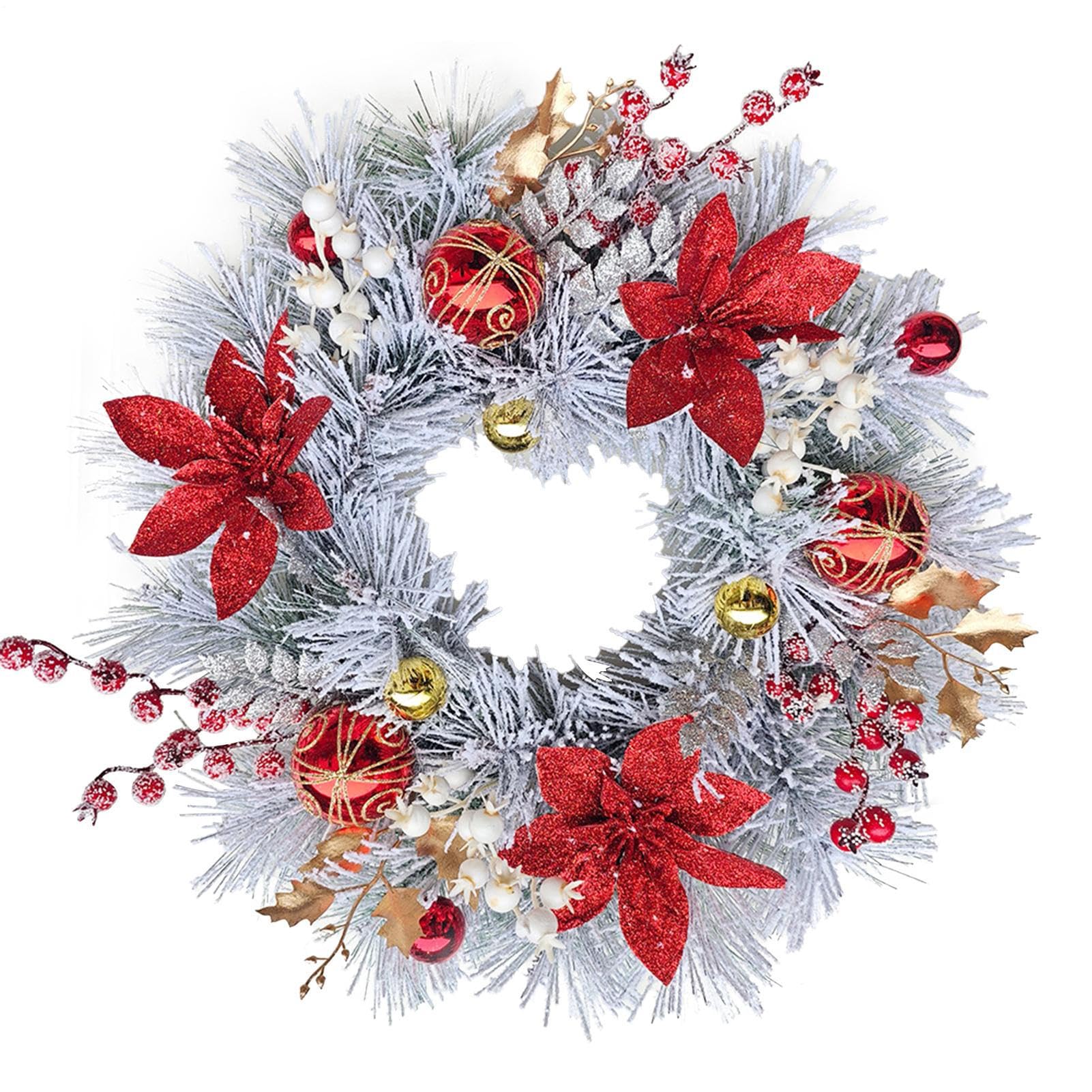 Couronne de Noël pour l'extérieur pour sublimer le porche et la table cet hiver