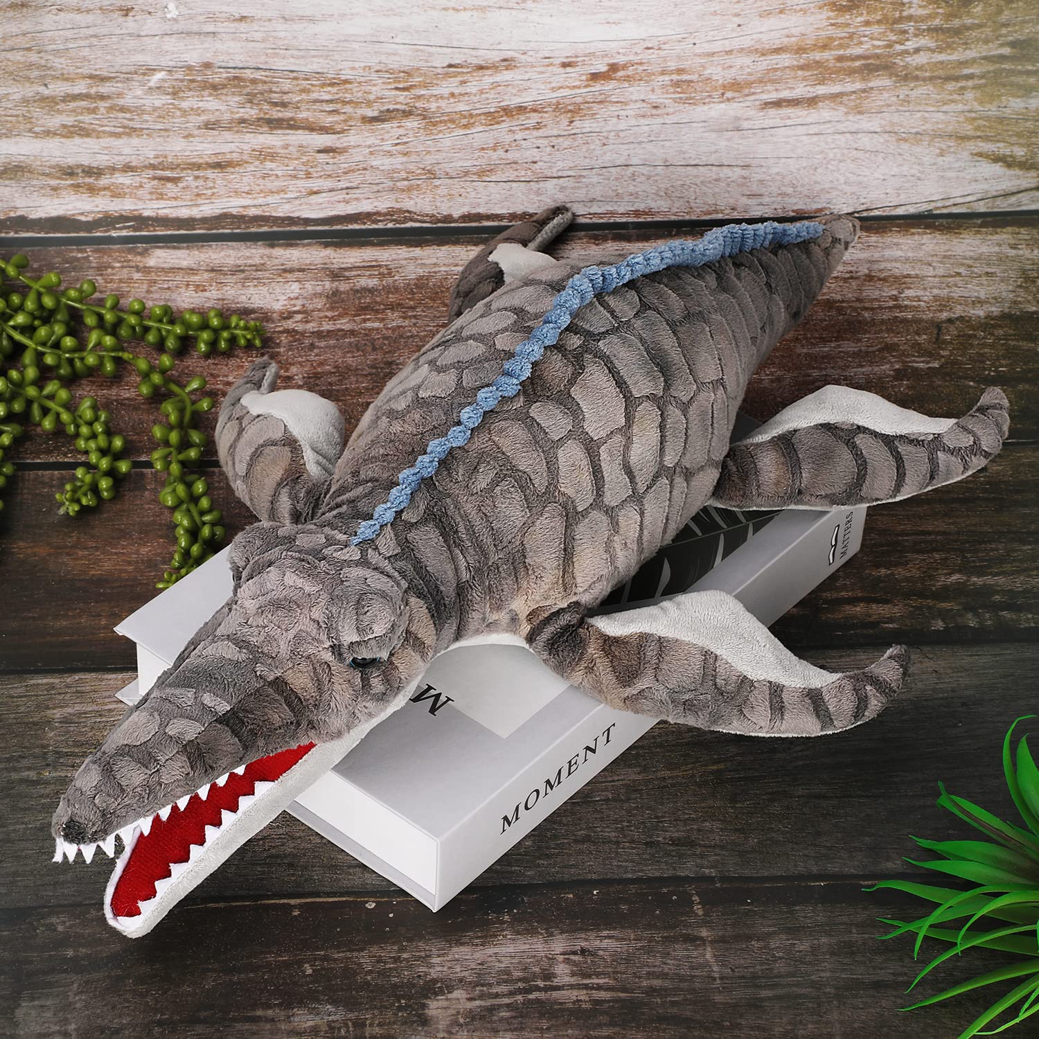 AULUDA Mosasaurus Dinosaur Plush - Soft Stuffed Animal -6 AULUDA Mosasaurus Dinosaur Plush - Soft Stuffed Animal -6