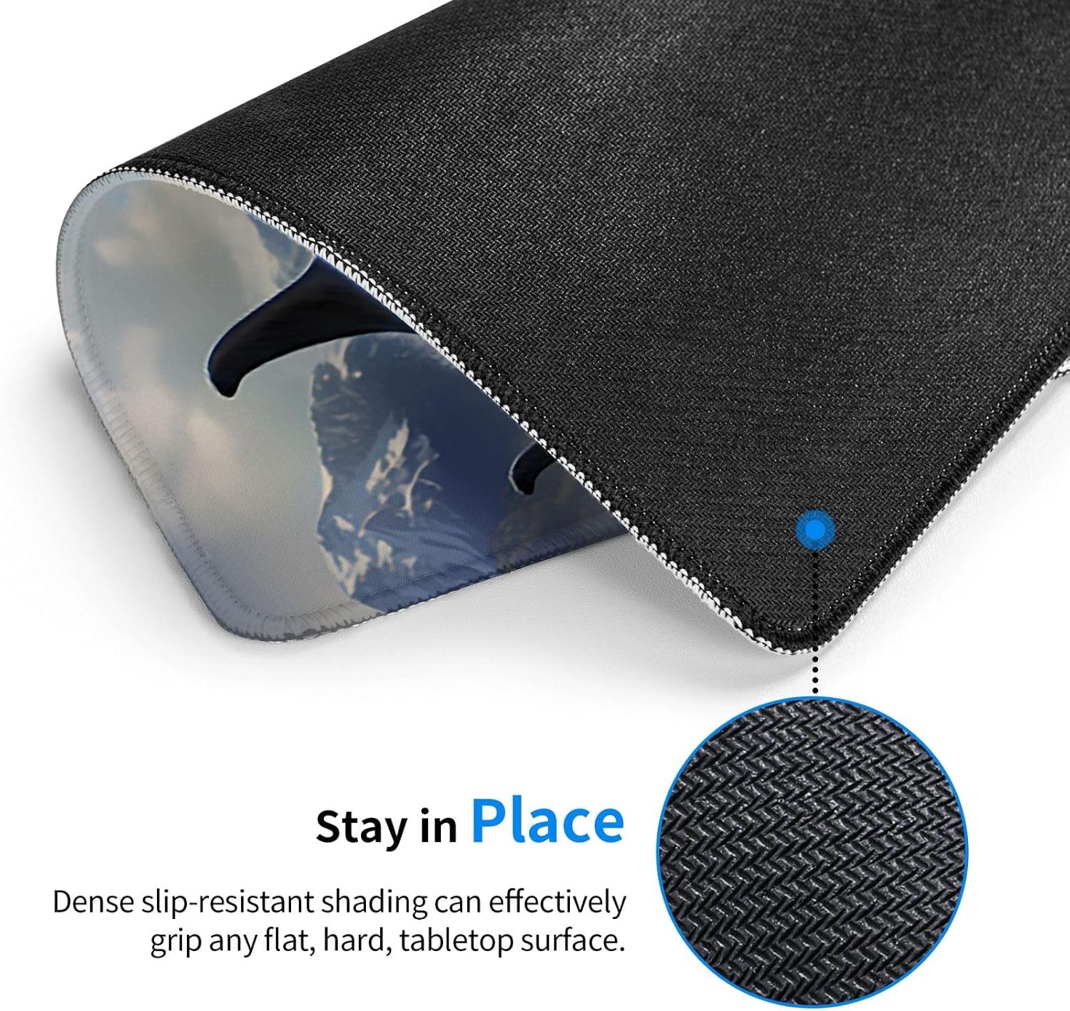 Customized Orca Ocean Breach Mouse Pad - Unique Design for Gaming & Office, Full-Color Print, Non-Slip Rubber Base, Perfect for Laptop & Computer Desks image 3