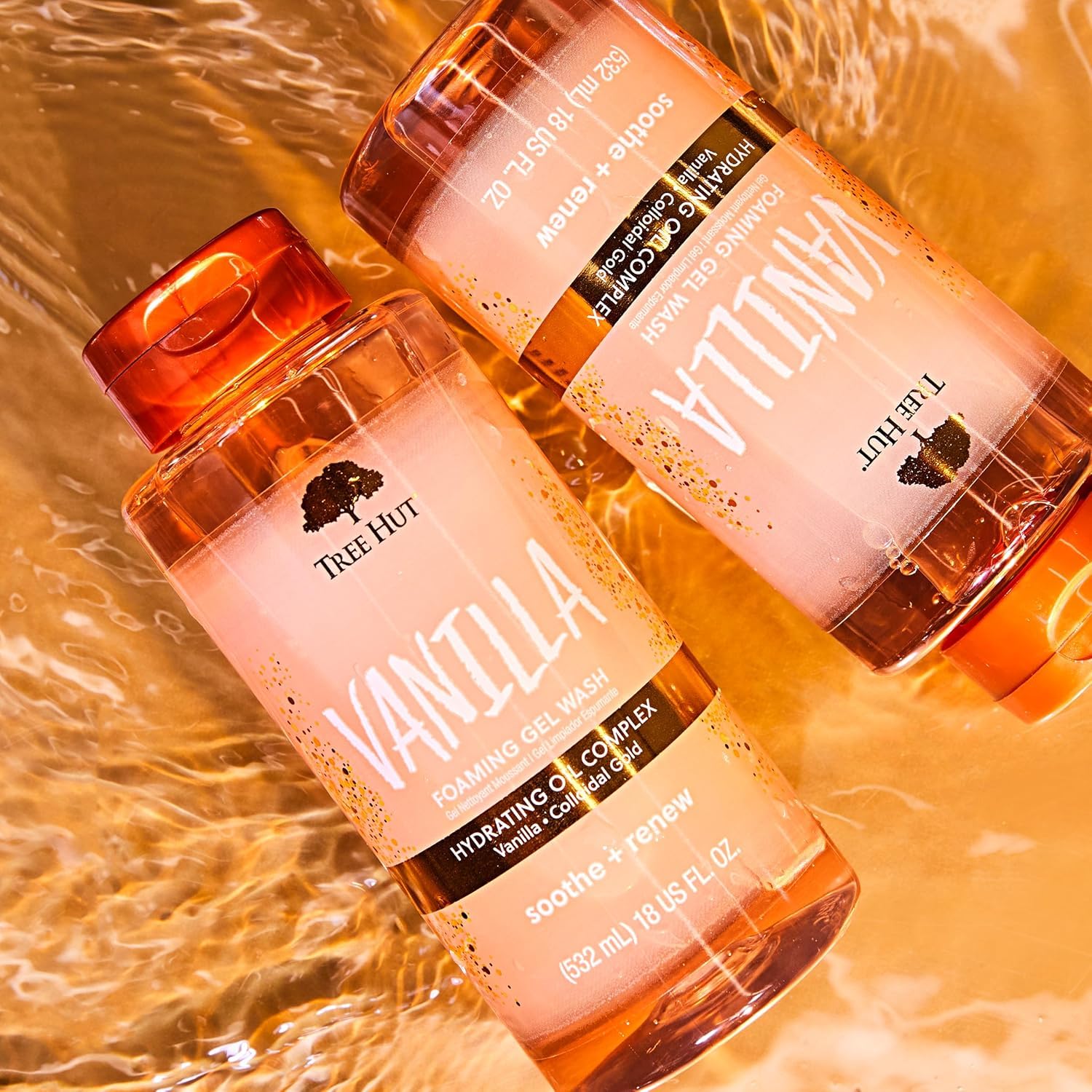 Tree Hut Vanilla Gel moussant nourrissant et hydratant 532 ml