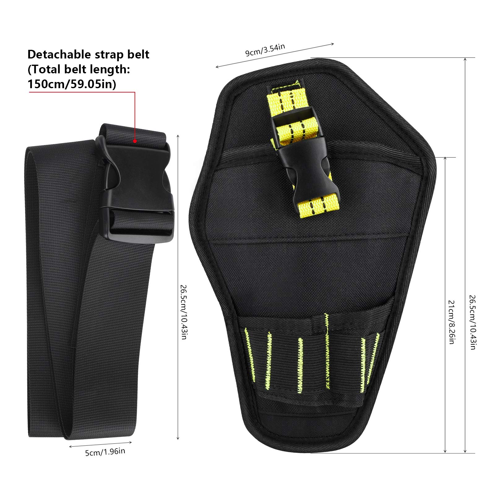 CEINTURE PORTE OUTILS HOLSTER AJUSTABLE BRICOLAGE MONTAGE CEINTURE  OUTILLAGE