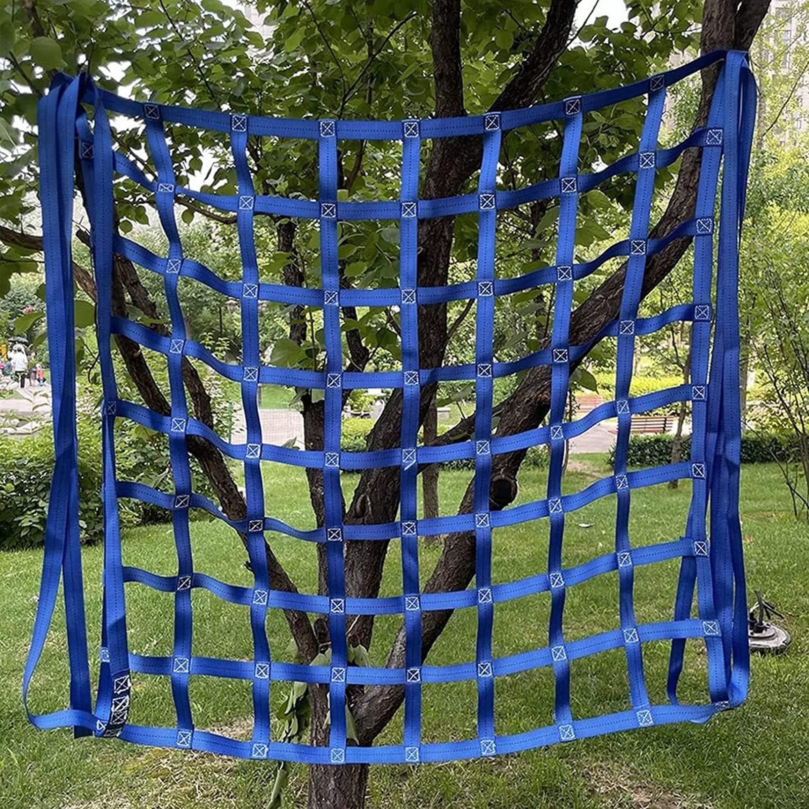 Siatka podnosząca ładunki, odporna na rozdarcie siatka do podnoszenia liny - poliestrowa płaska siatka ładunkowa, elastyczna siatka ładunkowa do palet żurawia, siatka podnosząca do