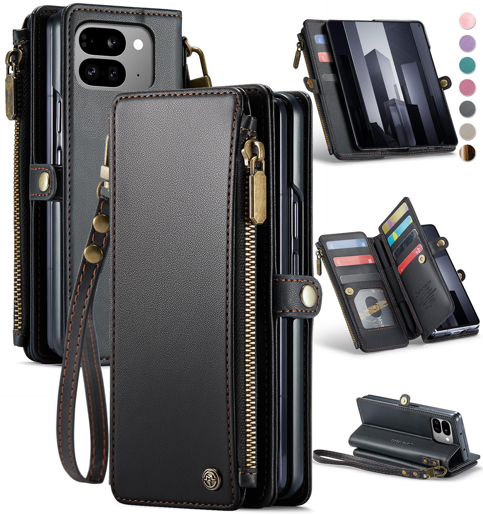 Amazon.com: Defencase for Google Pixel 9 Pro Fold Wallet Case with