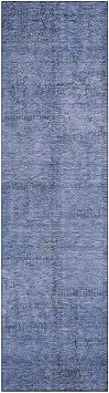 Addison Rugs Chantille ACN685 Blue 23" x 76" Indoor Outdoor Hallway Runner Rug, Easy Clean, Machine Washable, Non Shedding, Kitchen Area Carpet for Bathroom, Patio, Laundry and Bedroom Rug
