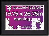 Vista 47 de Poster Palooza Kit de marco de rompecabezas de 20 x 30 pulgadas, incluye hojas de pegamento para rompecabezas, marco de rompecabezas de madera negra