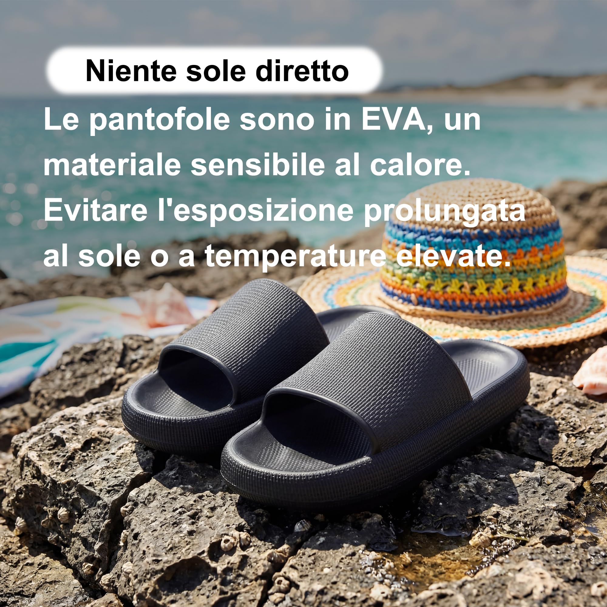Donpapa Ciabatte Casa Donna Estive Pantofole Nuvola Uomo Originali Piscina Slides Gomma Cuscino Doccia Sandali Antiscivolo Scarpe da casa