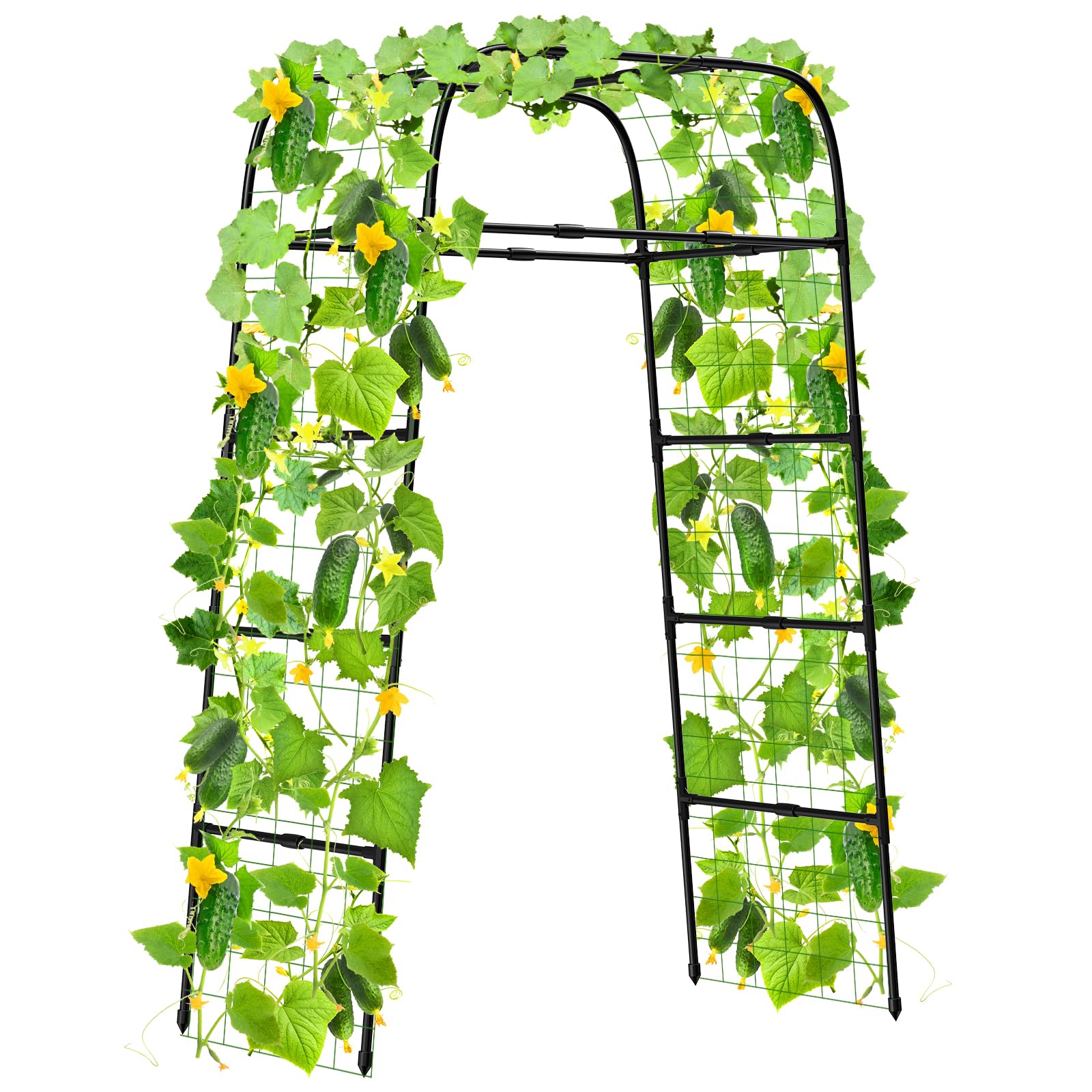 MYMULIKE 7ft Garden Arch Trellis