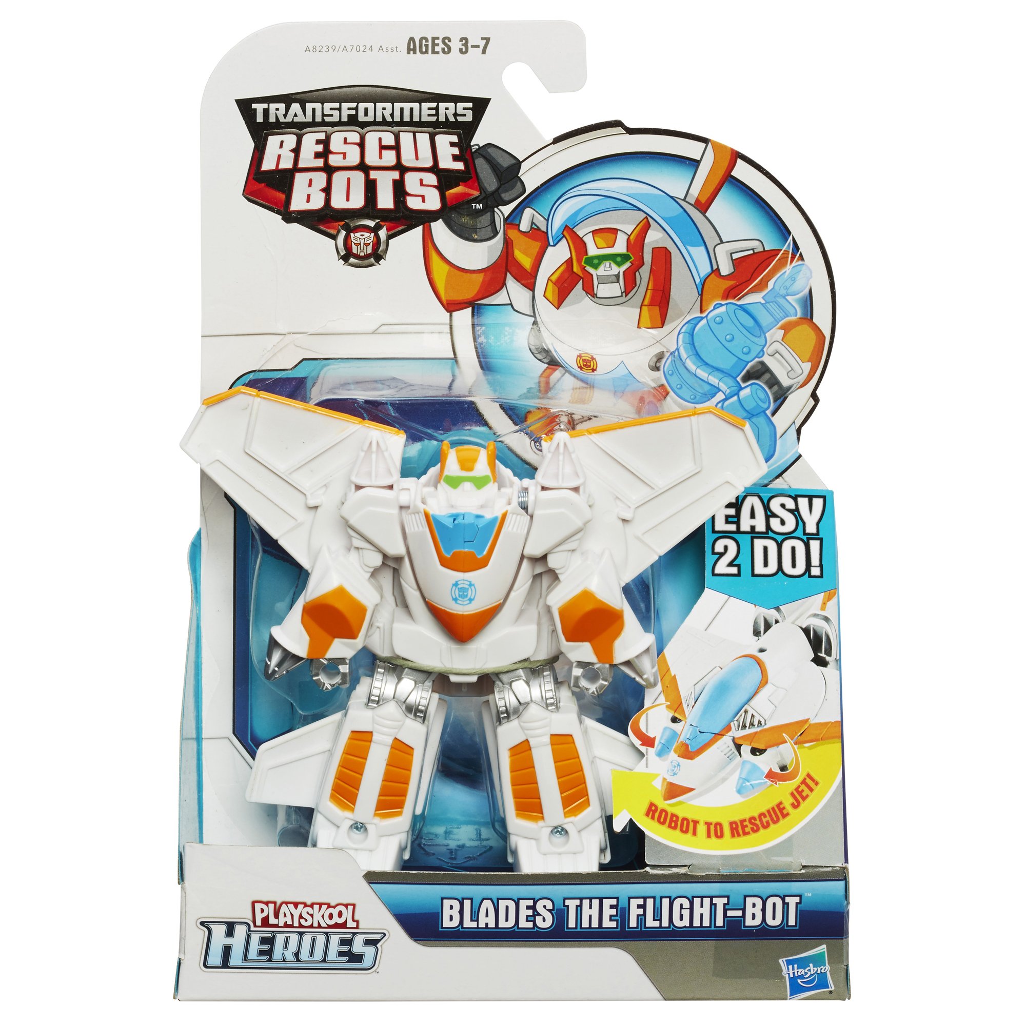 Playskool Heroes: Transformers Blades The Flight-Bot Figura - 12 Cm, Fehér - JátékNet.hu
