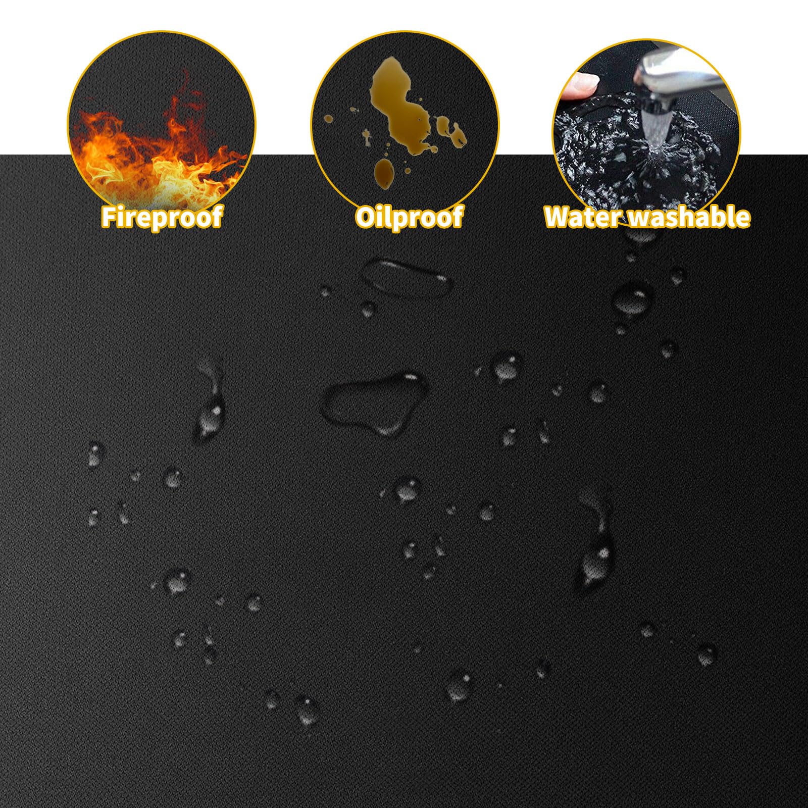 YESM Tapis De Protection Anti Feu - Tapis Ignifuge - Tapis De Barbecue