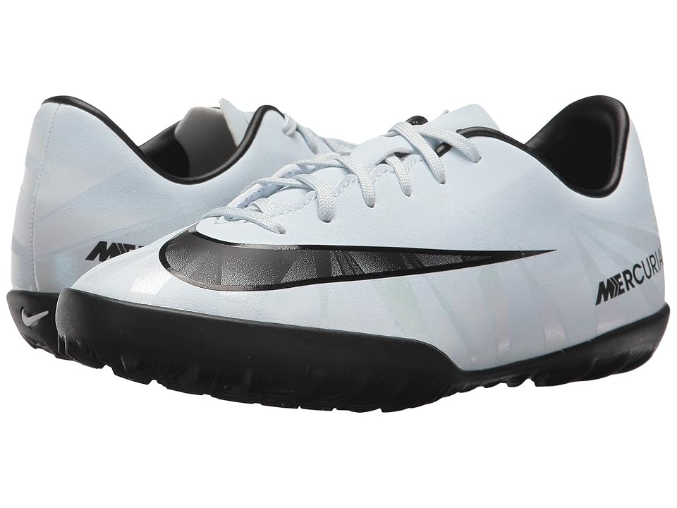

Nike Kids Jr Mercurialx Vapor XI CR7 TF Soccer (Toddler/Little Kid/Big Kid) (Blue Tint/Black/White/Blue Tint) Kids Shoes