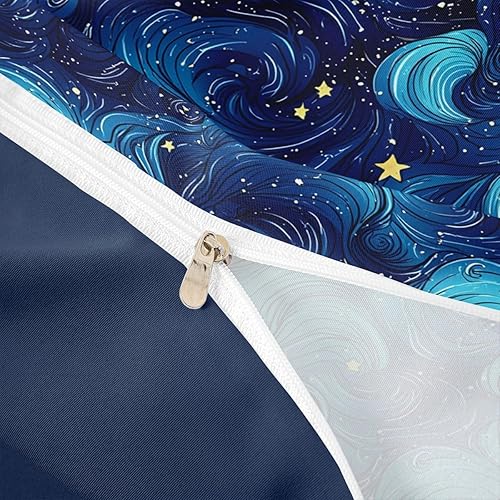 Vista 40 de Erosebridal Juego de funda de edredón de dibujos animados de gatos, tamaño King, juego de ropa de cama fluorescente de gatito kawaii, bonita funda