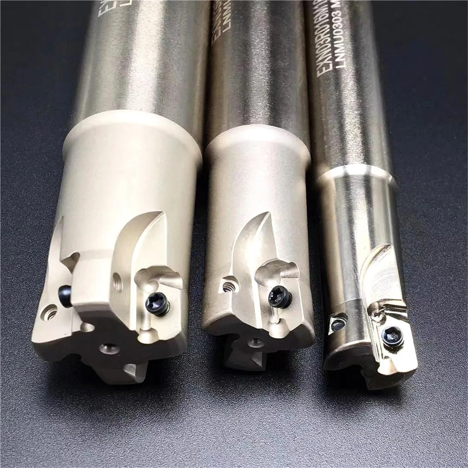Barra De Corte Para Fresadora CNC EXN03R HSS EXN03R, Fresadora Plana De Aleación, 10 Piezas, LNMU0303ZER, Herramienta De Torno De Avance Rápido Herramienta de Torno(No insert,EXN03RC24-25-160L-4T)