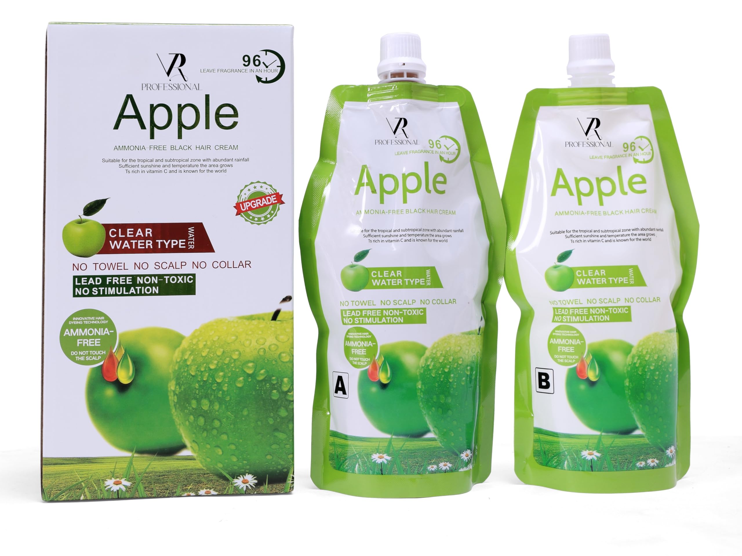 VR PROFESSIONAL Apple Ammonia-Free Hair Dye Cream | No Scalp Contact, Non-Toxic & Lead-Free | 96 hrs leave fragrance & Natural Hair Color for Men & Women | Easy-to-Use Hair Coloring Cream 1kg(Pack 1)-image-39