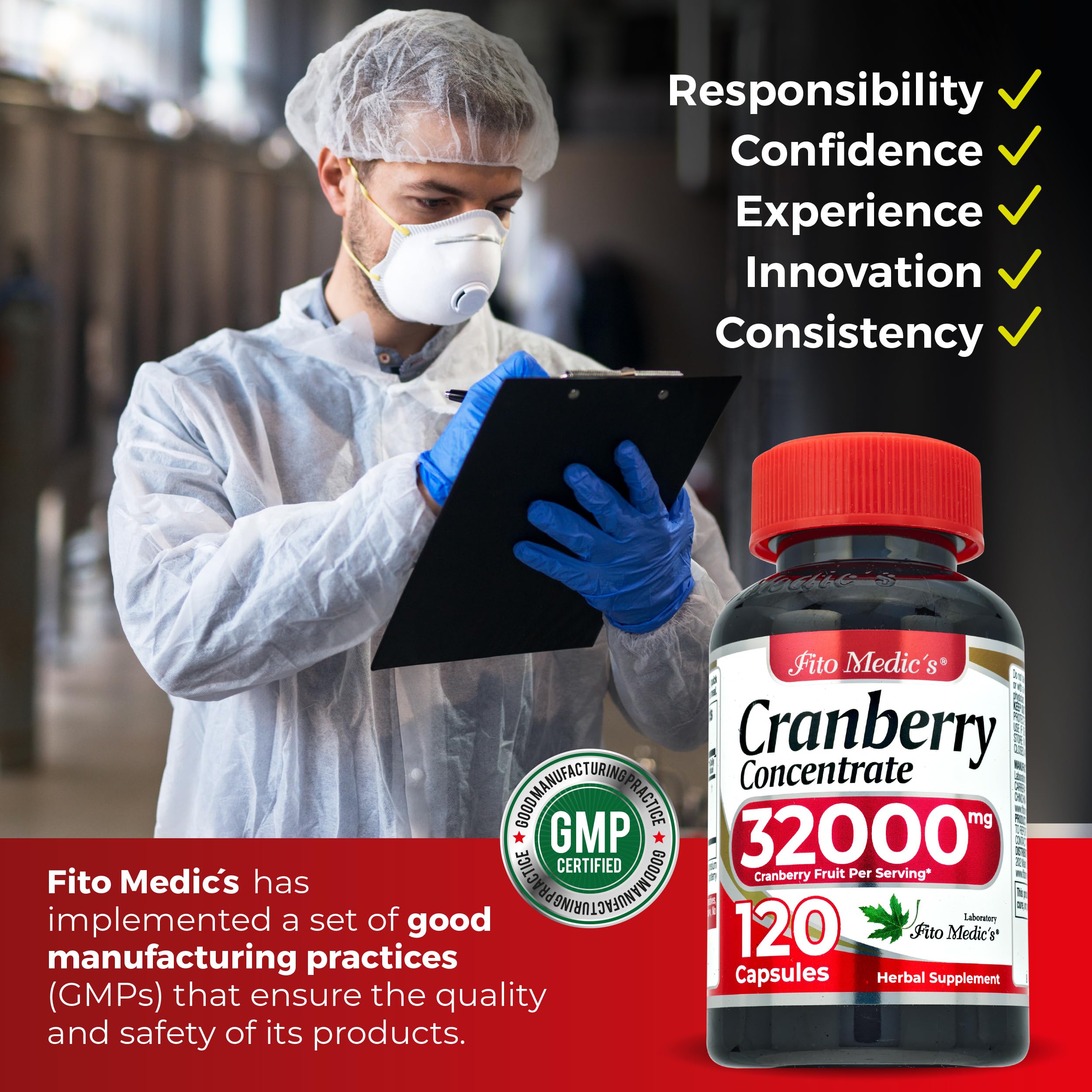 FITO MEDIC'S Lab | Cranberry Pills | Cranberry Supplement |120 softgels | Concentrate Extract — Amazon image 6