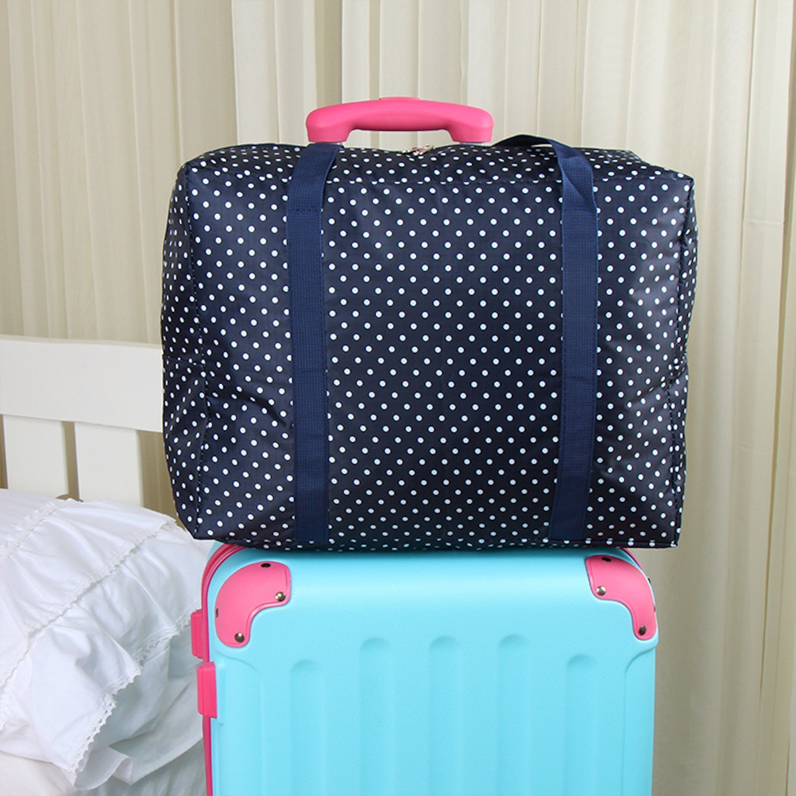 Sac De Voyage Pliable Ultra-léger - Grand Format Cabine (60x50x30cm) - Imperméable - Pour Valise, Sport, Week-end