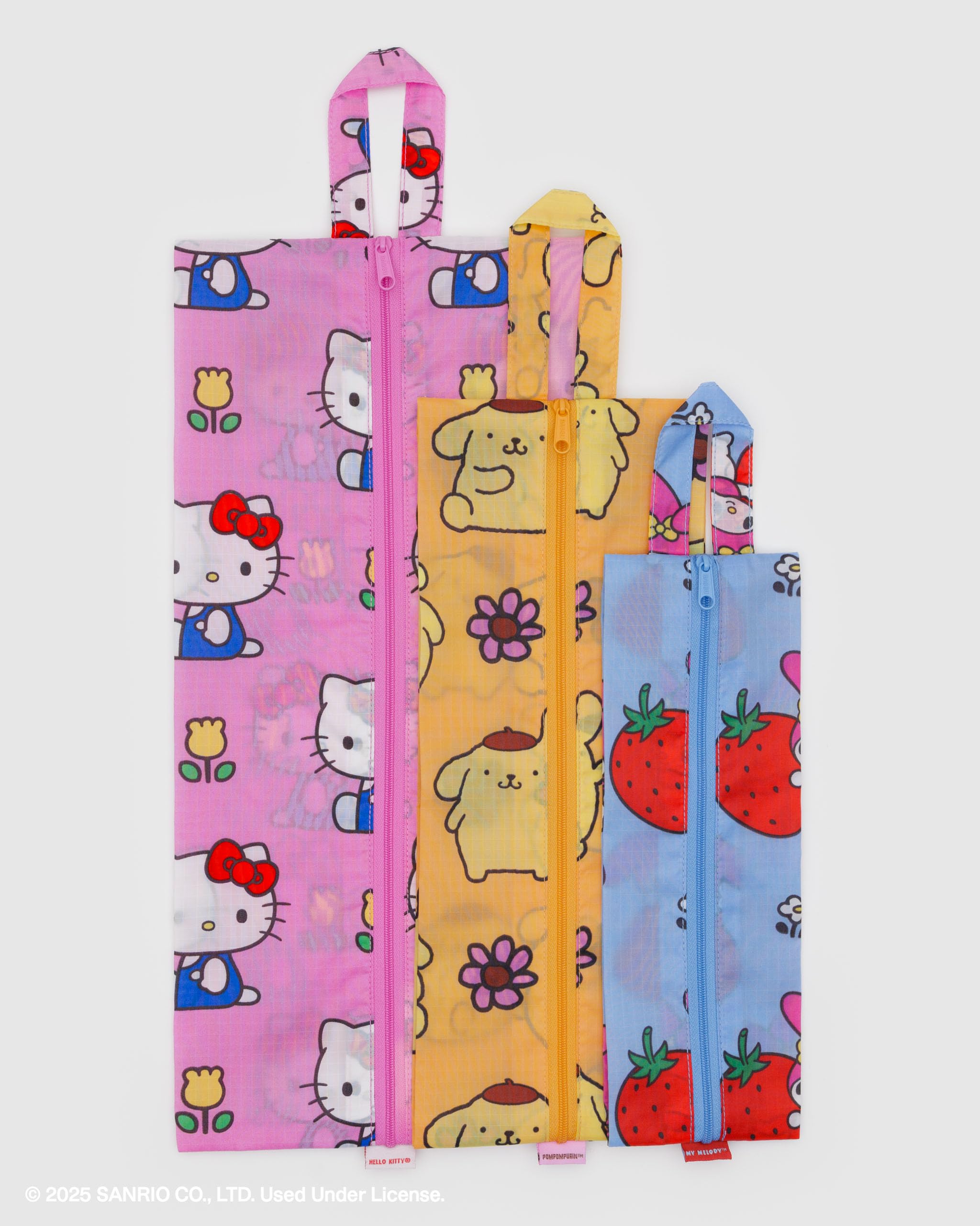 Amazon.co.jp: BAGGU 3Dジップセット - ハローキティとフレンズ