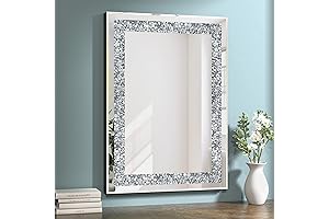 Crystal Decorative Mirror - The Glimmering Halo to Enhance Your Surroundings