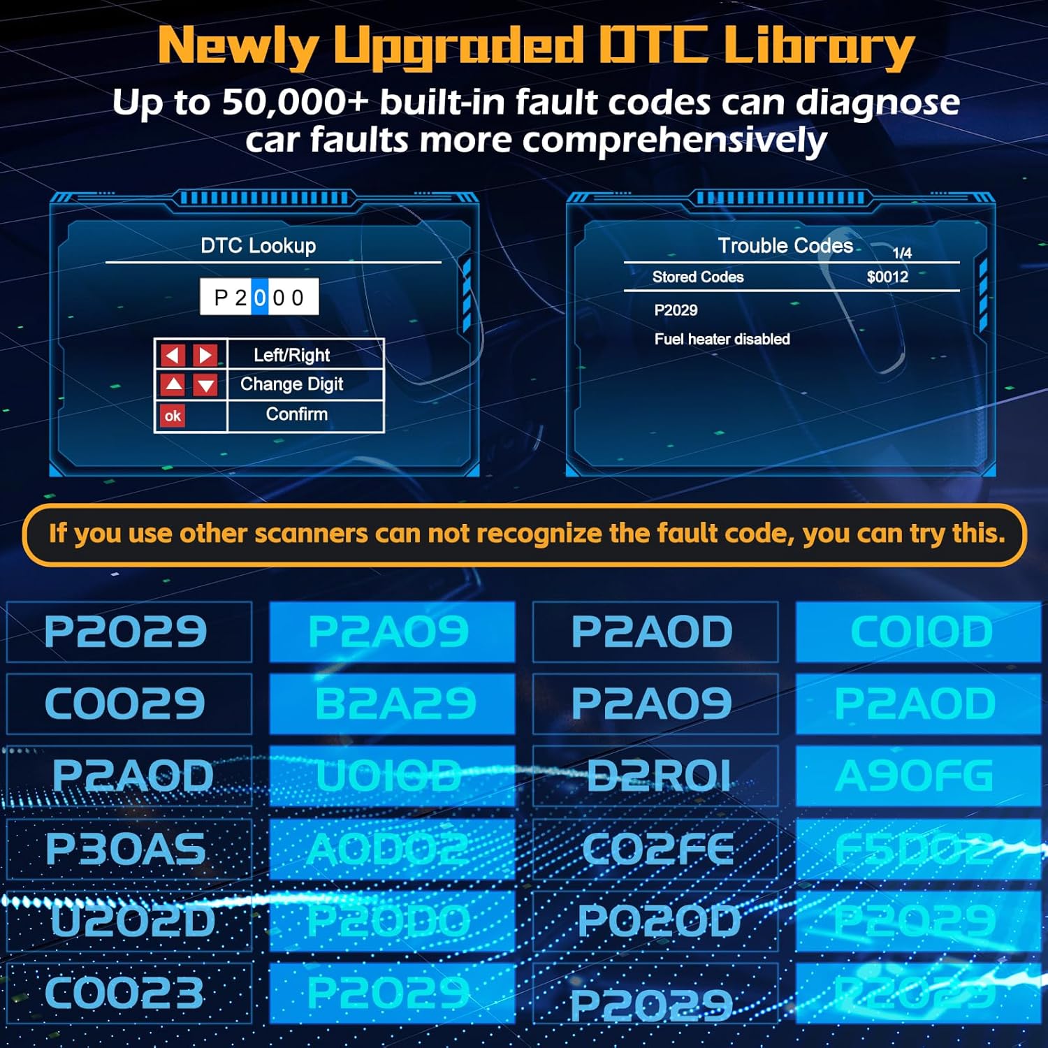 ZMOON ZM201 Professional OBD2 Scanner Diagnostic Tool, Enhanced Check Engine Code Reader with Reset OBDII/EOBD Car Diagnostic Scan Tools for All Vehicles After 1996, 2026 Upgraded yellow
